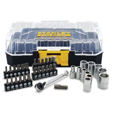 Coffret STAKBOX S 1/4'' jeu de 37 pieces - Stanley Fatmax - FMMT19101-