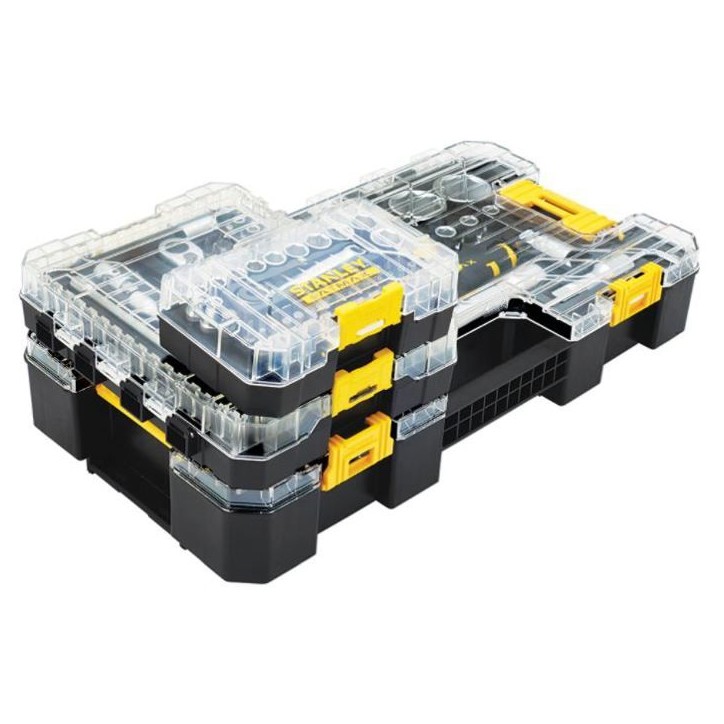 Coffret STAKBOX S 1/4'' jeu de 37 pieces - Stanley Fatmax - FMMT19101-0