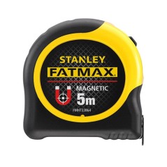 Ruban a crochet magnétique - STANLEY - 5m x 32mm - Revetement Mylar -