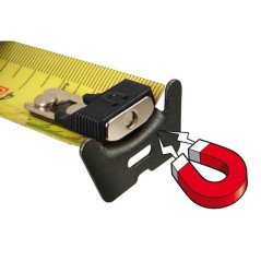 Ruban a crochet magnétique - STANLEY - 8m x 32mm - Revetement Mylar h