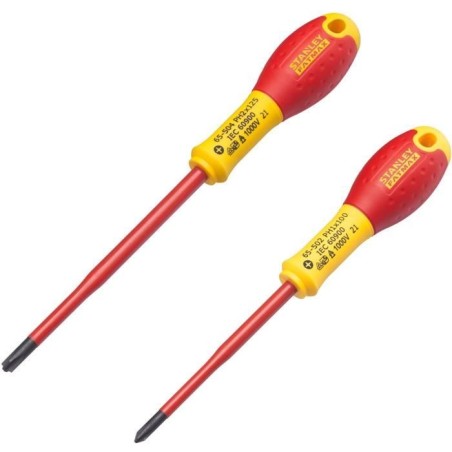 Jeu de 2 Tournevis - STANLEY FATMAX - FMHT0-62648 - Isolés 1000V - PH