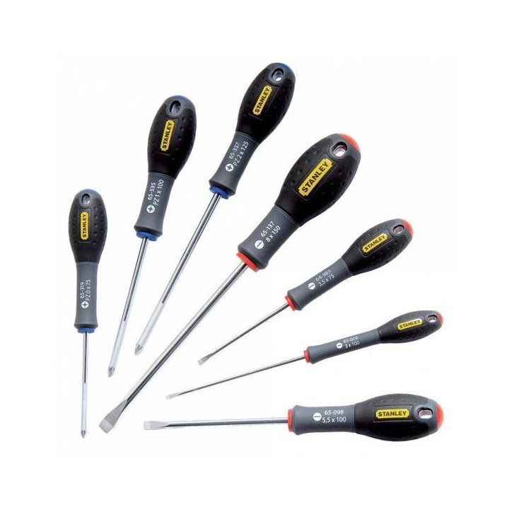 Jeu de 7 Tournevis - STANLEY FATMAX - 0-65-425 - Electricien + Mecanicien + Pozidriv Jeu de 7 Tournevis - STANLEY FATMAX - 0-65-425 - Electricien + Mecanicien + Pozidriv