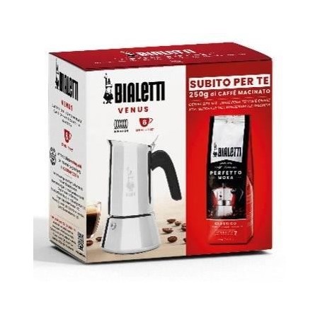 Cafetiere italienne Bialetti VENUS + 1 paquet de café Moka Classico 2