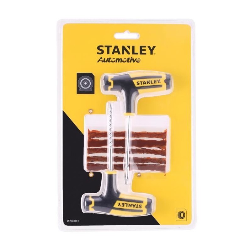 STANLEY Kit de Réparation de Crevaison STHT80891-0 + Tube de Colle +
