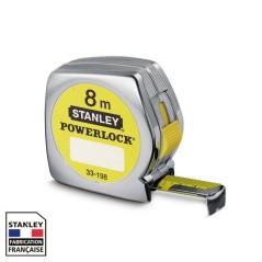 Metre ruban 8m x 25mm STANLEY - Powerlock Classic ABS - Revetement Myl