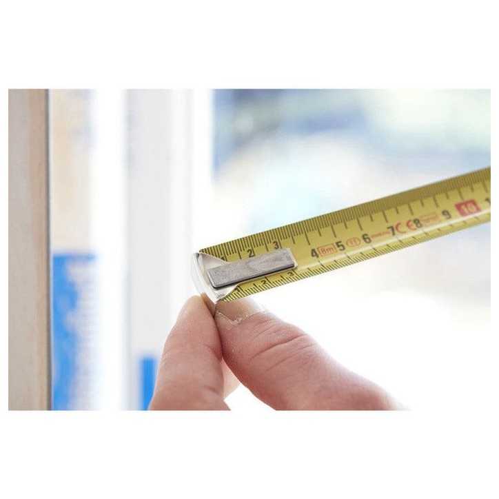 Metre ruban 8m x 25mm STANLEY - Powerlock Classic ABS - Revetement Mylar - Crochet 3 rivets Metre ruban 8m x 25mm STANLEY - Powerlock Classic ABS - Revetement Mylar - Crochet 3 rivets