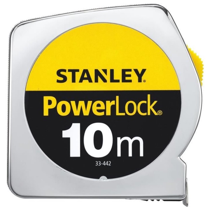 Metre ruban - STANLEY - 1-33-442 - 10 m x 25 mm - Powerlock Classic ABS Metre ruban - STANLEY - 1-33-442 - 10 m x 25 mm - Powerlock Classic ABS