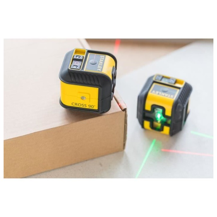 Niveau laser croix + equerrage Cross 90 STANLEY - STHT77502-1 - Rouge Niveau laser croix + equerrage Cross 90 STANLEY - STHT77502-1 - Rouge