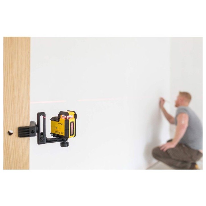 Kit Niveau Laser 360° + Trépied - STANLEY - STHT77640-1 - piles - rouge Kit Niveau Laser 360° + Trépied - STANLEY - STHT77640-1 - piles - rouge