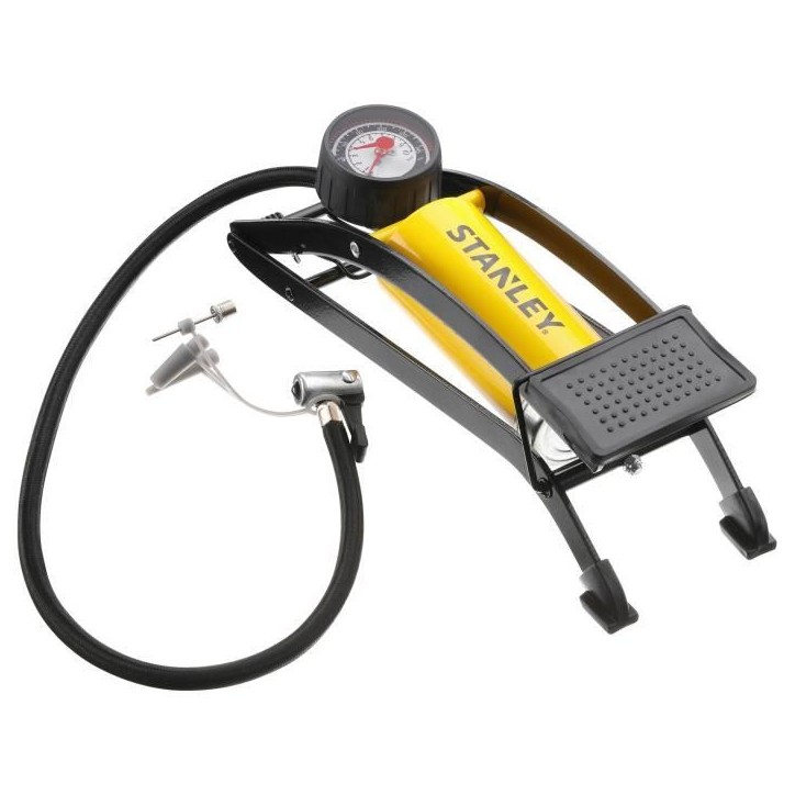 STANLEY - Pompe a Pied - STHT80894-1 - Pression maxi : 100 psi / 6,9 bars STANLEY - Pompe a Pied - STHT80894-1 - Pression maxi : 100 psi / 6,9 bars