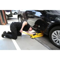 STANLEY - Cric 2 Tonnes - STMT81251-1 - Hauteur mini 85mm & hauteur maxi 381mm - Jaune