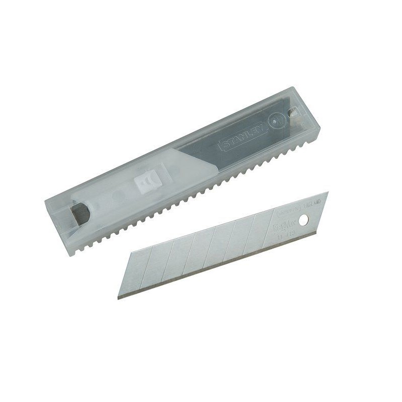 10 lames sécables de cutter FATMAX 18mm - STANLEY - 2-11-718
