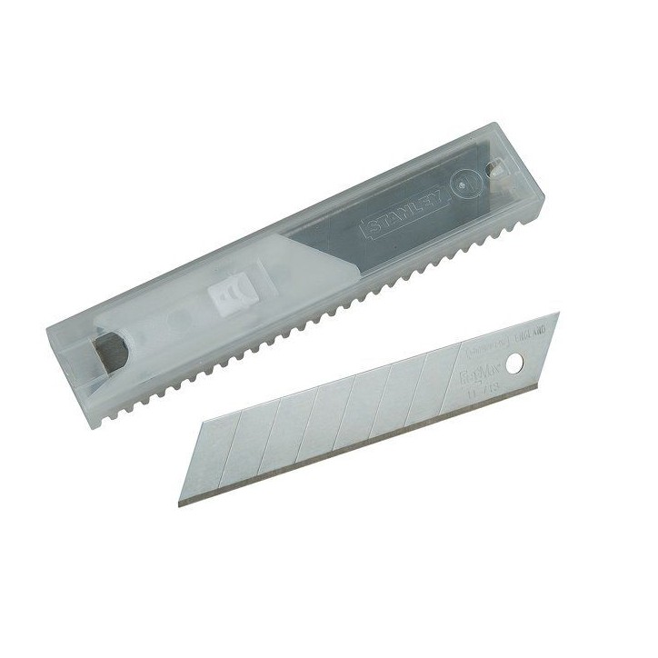 10 lames sécables de cutter FATMAX 18mm - STANLEY - 2-11-718