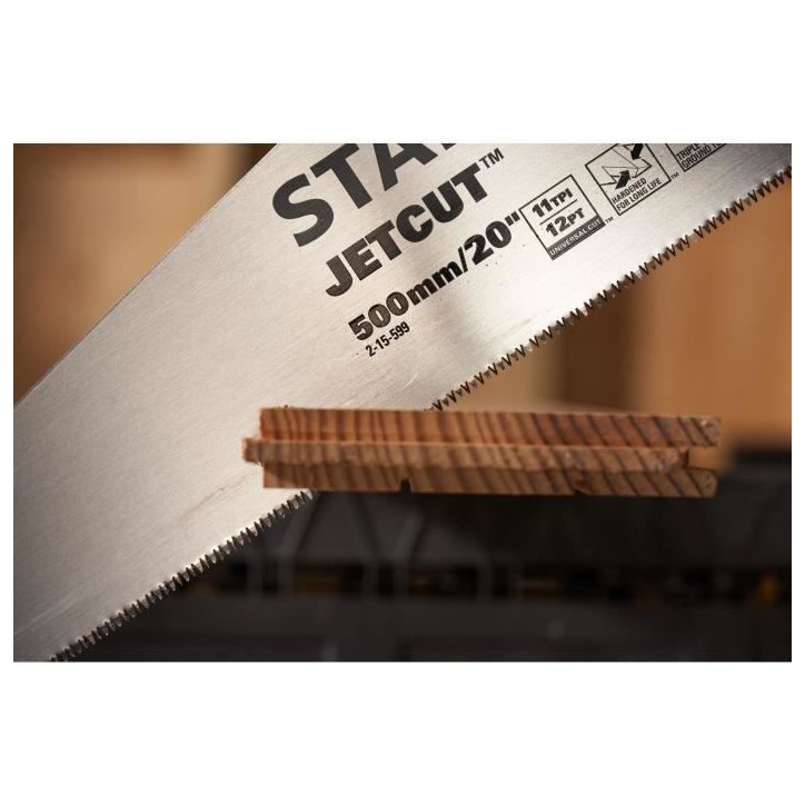 Scie égoine - STANLEY - 2-15-599 - Jetcut - 500 mm - coupe fine Scie égoine - STANLEY - 2-15-599 - Jetcut - 500 mm - coupe fine