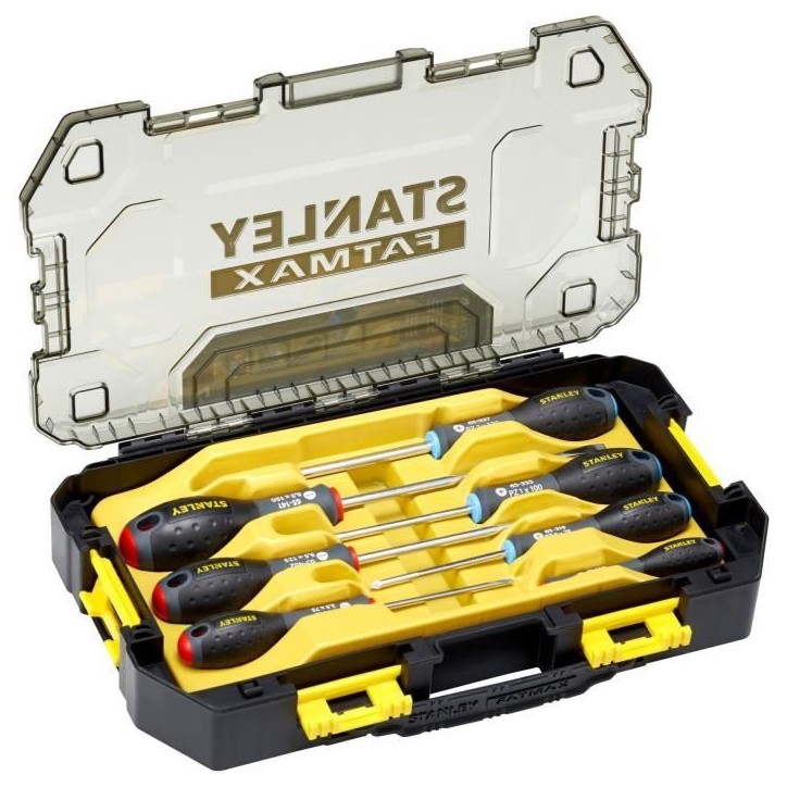 Coffret Toughbox - STANLEY FATMAX - FMHT65425-2 - 7 Tournevis Coffret Toughbox - STANLEY FATMAX - FMHT65425-2 - 7 Tournevis