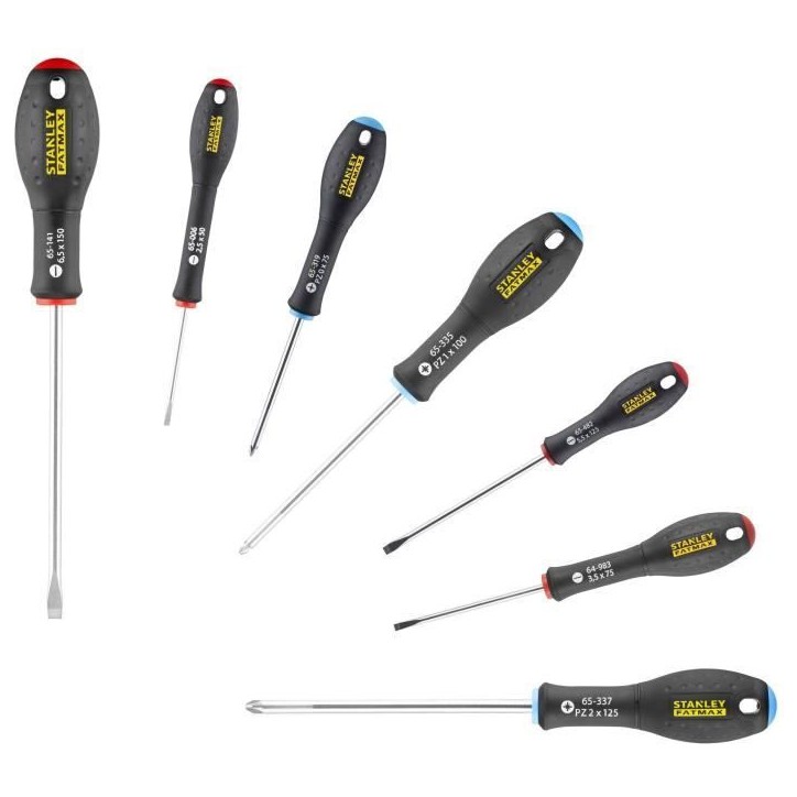 Coffret Toughbox - STANLEY FATMAX - FMHT65425-2 - 7 Tournevis Coffret Toughbox - STANLEY FATMAX - FMHT65425-2 - 7 Tournevis