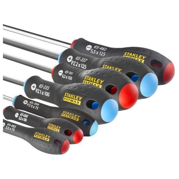 Coffret Toughbox - STANLEY FATMAX - FMHT65425-2 - 7 Tournevis Coffret Toughbox - STANLEY FATMAX - FMHT65425-2 - 7 Tournevis
