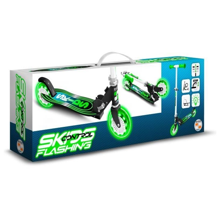 STAMP Trottinette pliable SKIDS CONTROL roues lumineuses STAMP Trottinette pliable SKIDS CONTROL roues lumineuses