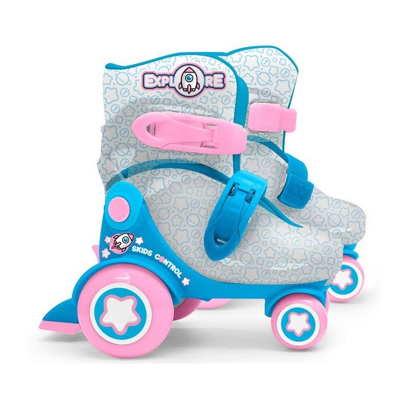 Patins ajustables - STAMP - Skids Control Explore - 4 roues - Taille 2