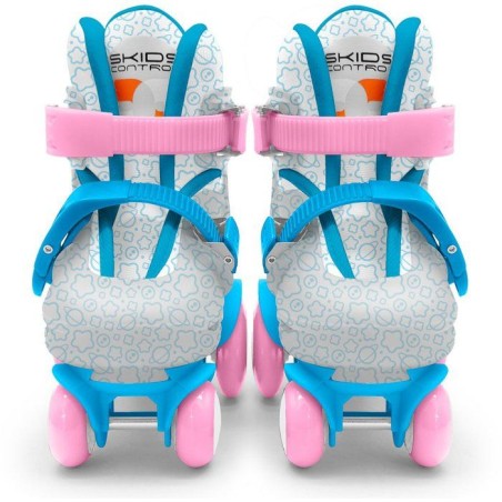 Patins ajustables - STAMP - Skids Control Explore - 4 roues - Taille 23-26 - Rose