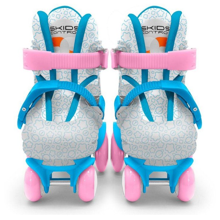 Patins ajustables - STAMP - Skids Control Explore - 4 roues - Taille 23-26 - Rose Patins ajustables - STAMP - Skids Control Explore - 4 roues - Taille 23-26 - Rose