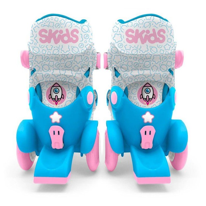 Patins ajustables - STAMP - Skids Control Explore - 4 roues - Taille 23-26 - Rose Patins ajustables - STAMP - Skids Control Explore - 4 roues - Taille 23-26 - Rose