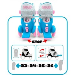 Patins ajustables - STAMP - Skids Control Explore - 4 roues - Taille 2