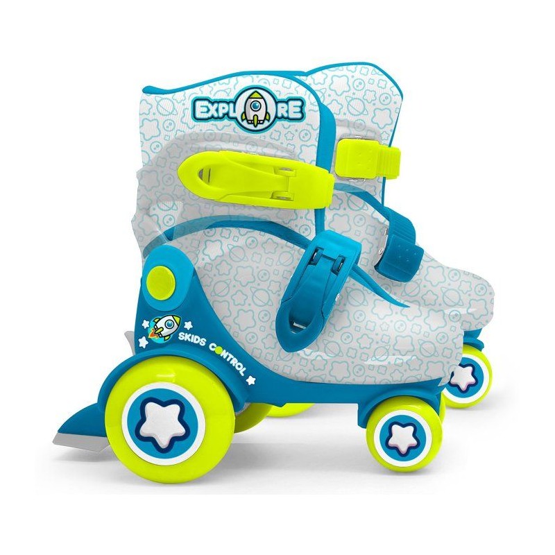 Patins ajustables - STAMP - Skids Control Explore - 4 roues - Taille 2