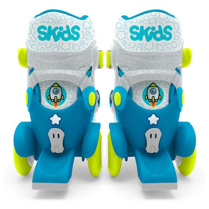 Patins ajustables - STAMP - Skids Control Explore - 4 roues - Taille 23-26 - Bleu Patins ajustables - STAMP - Skids Control Explore - 4 roues - Taille 23-26 - Bleu