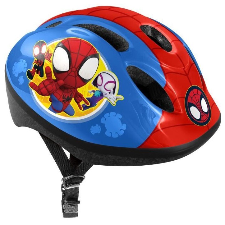 Casque de vélo STAMP - modele Spidey pour enfant garçon - tour de tete réglable et confortable Casque de vélo STAMP - modele Spidey pour enfant garçon - tour de tete réglable et confortable