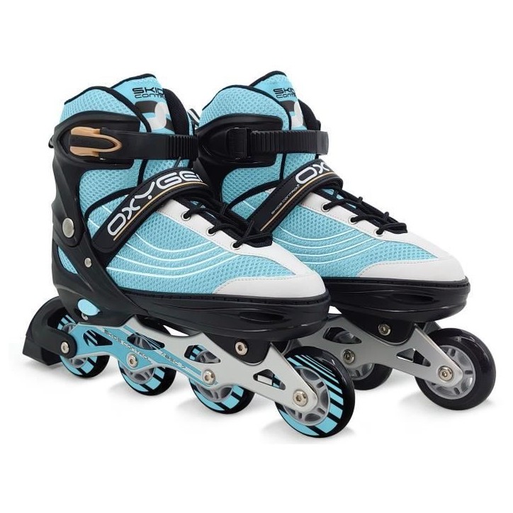 Roller en ligne ajustable semi soft In-line - taille 38-41 - SKIDS CONTROL OXYGEN - OX794302 Roller en ligne ajustable semi soft In-line - taille 38-41 - SKIDS CONTROL OXYGEN - OX794302