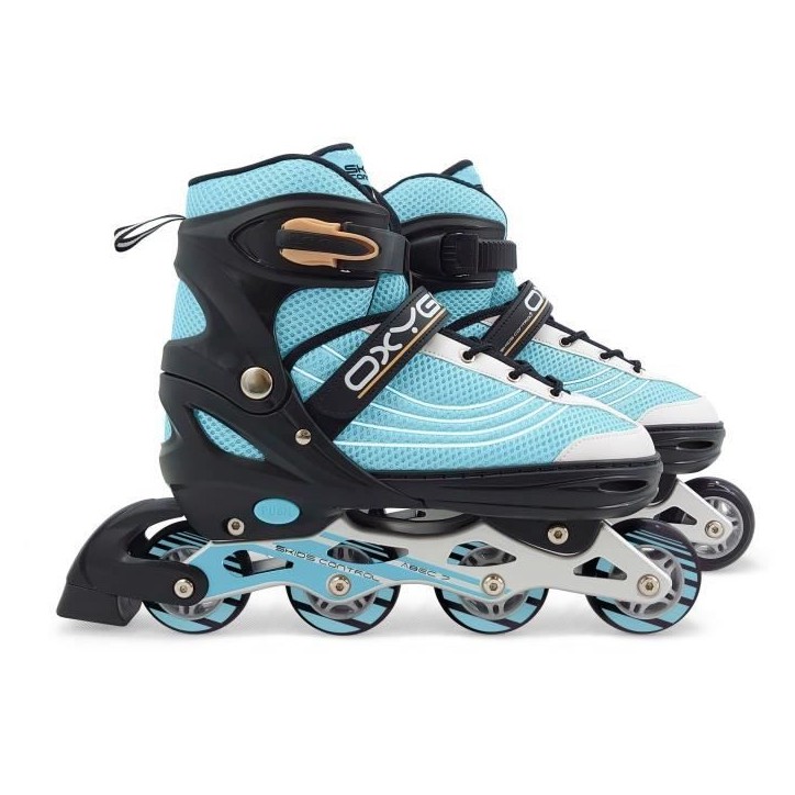 Roller en ligne ajustable semi soft In-line - taille 38-41 - SKIDS CONTROL OXYGEN - OX794302 Roller en ligne ajustable semi soft In-line - taille 38-41 - SKIDS CONTROL OXYGEN - OX794302