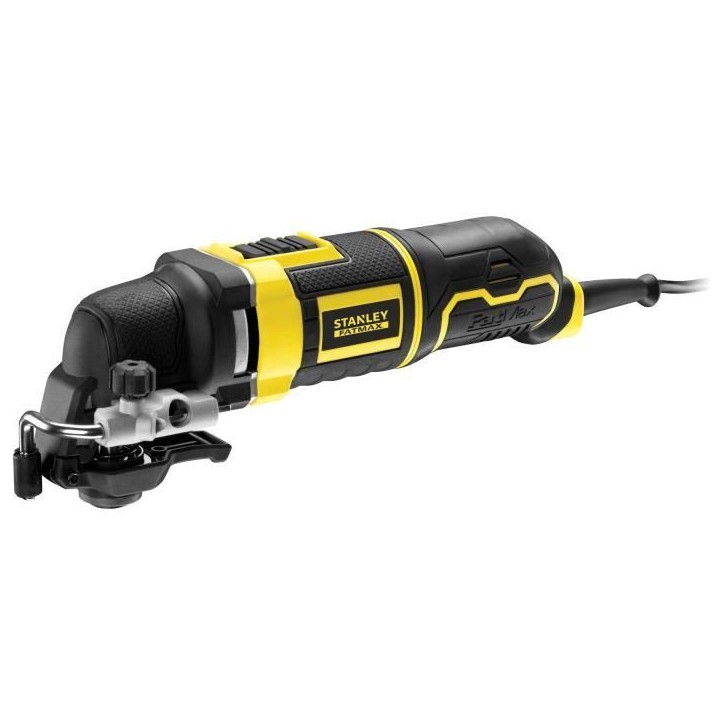 Outil oscillatoire multifonction filaire - STANLEY FATMAX - FME650K-QS - 300W - découpe, ponçage, grattage - 20 accessoires Outil oscillatoire multifonction filaire - STANLEY FATMAX - FME650K-QS - 300W - découpe, ponçage, grattage - 20 accessoires