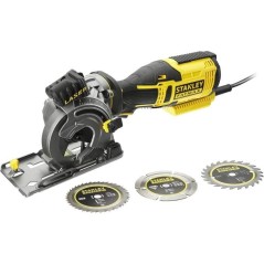 Scie Circulaire Multimatériaux STANLEY FME380K - 650W - Ø 89 mm - Coupe Bois/Métal/Plastique