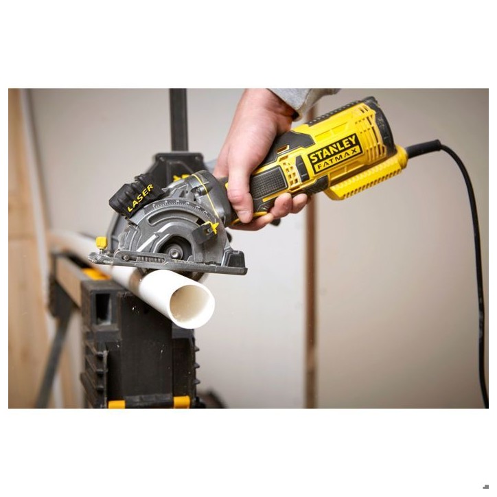 Scie Circulaire Multimatériaux STANLEY FME380K - 650W - Ø 89 mm - Coupe Bois/Métal/Plastique Scie Circulaire Multimatériaux STANLEY FME380K - 650W - Ø 89 mm - Coupe Bois/Métal/Plastique