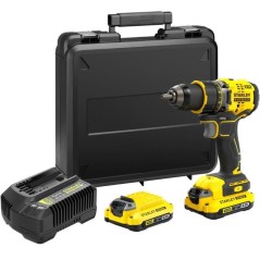 Perceuse visseuse sans fil - 18V - STANLEY FATMAX V20 - SFMCD720D2K-QW