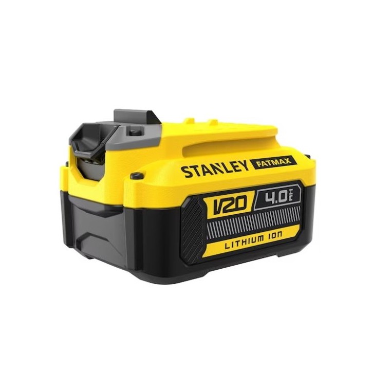 Batterie 18V 4 Ah - STANLEY FATMAX - Compatible avec la gamme STANLEY FATMAX V20 - SFMCB204-XJ