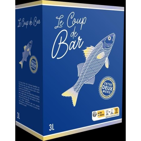 Bag in Box 3 litres Le Coup de Bar Entre Deux Mers - Vin blanc de Bordeaux