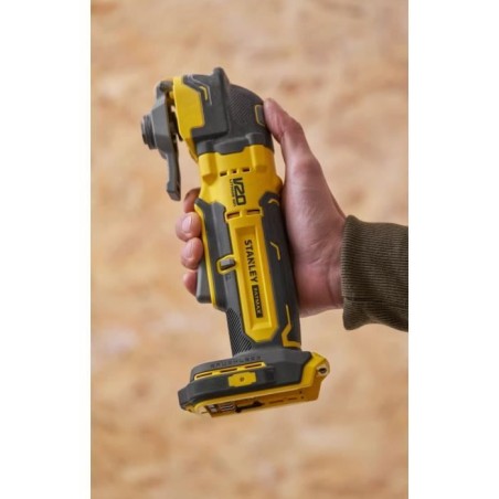 Outil oscillatoire multifonction sans fil - STANLEY FATMAX - SFMCE510B-XJ - Brushless - 18V - découpe, ponçage - sans batterie