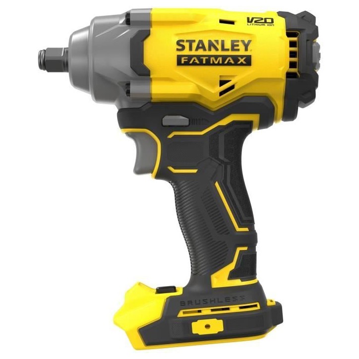 Boulonneuse a choc sans fil - 18V - STANLEY FATMAX V20 - SFMCF920B-XJ - Brushless - 370Nm - sans batterie Boulonneuse a choc sans fil - 18V - STANLEY FATMAX V20 - SFMCF920B-XJ - Brushless - 370Nm - sans batterie