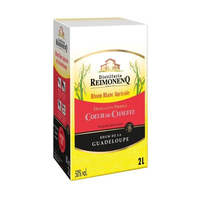 Reimonenq - Rhum blanc - 50,0% Vol. - Cubi 2L