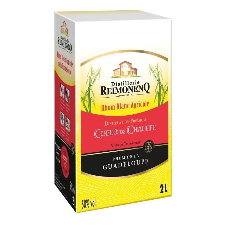 Reimonenq - Rhum blanc - 50,0% Vol. - Cubi 2L