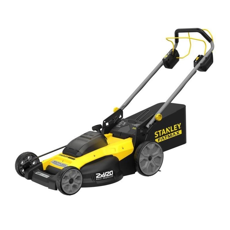 Tondeuse autopropulsée électrique sans fil - Stanley Fatmax - Brushl