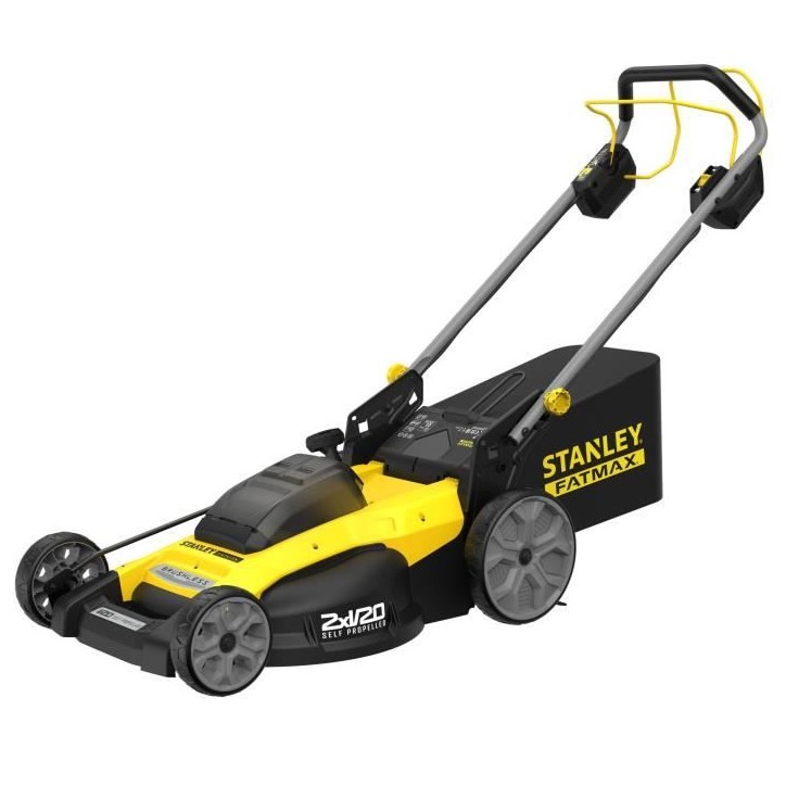 Tondeuse autopropulsée électrique sans fil - Stanley Fatmax - Brushless - SFMCMWS251M-QW - 18V - 51cm de coupe - Sans batterie