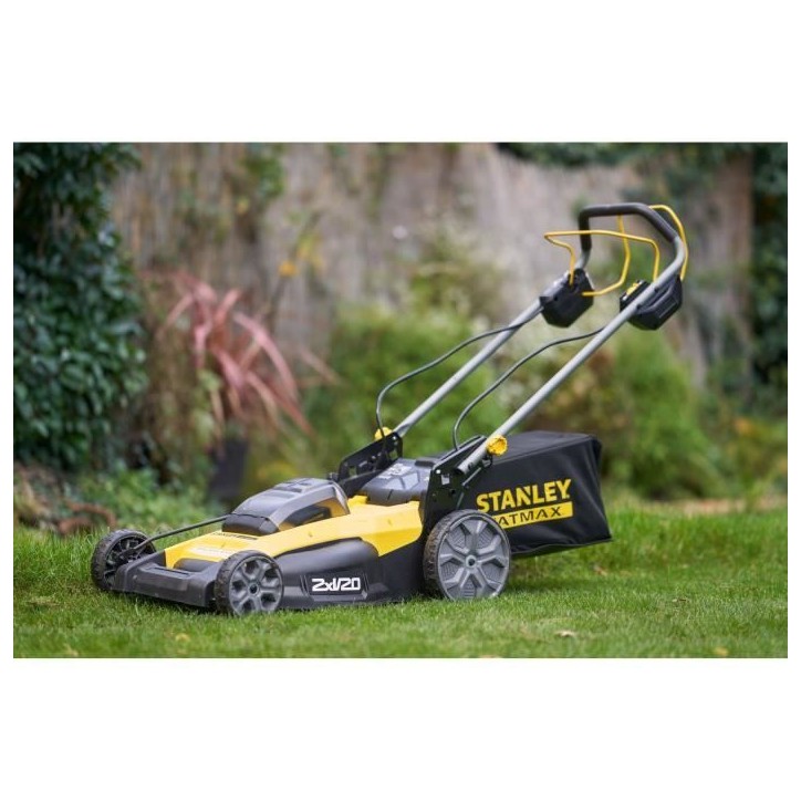 Tondeuse autopropulsée électrique sans fil - Stanley Fatmax - Brushless - SFMCMWS251M-QW - 18V - 51cm de coupe - Sans batterie