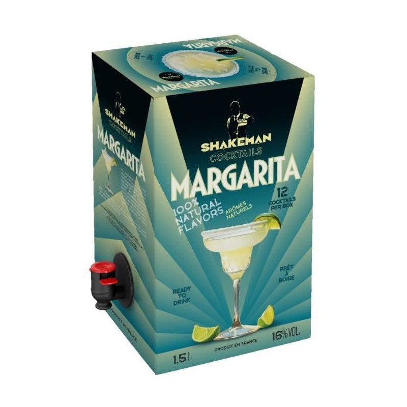 Shakeman - Margarita - Cocktails pret a boire - 16,0% Vol. - 150 cl