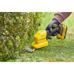 Taille-haie et cisaille a gazon sans fil + batterie 2Ah + chargeur - S