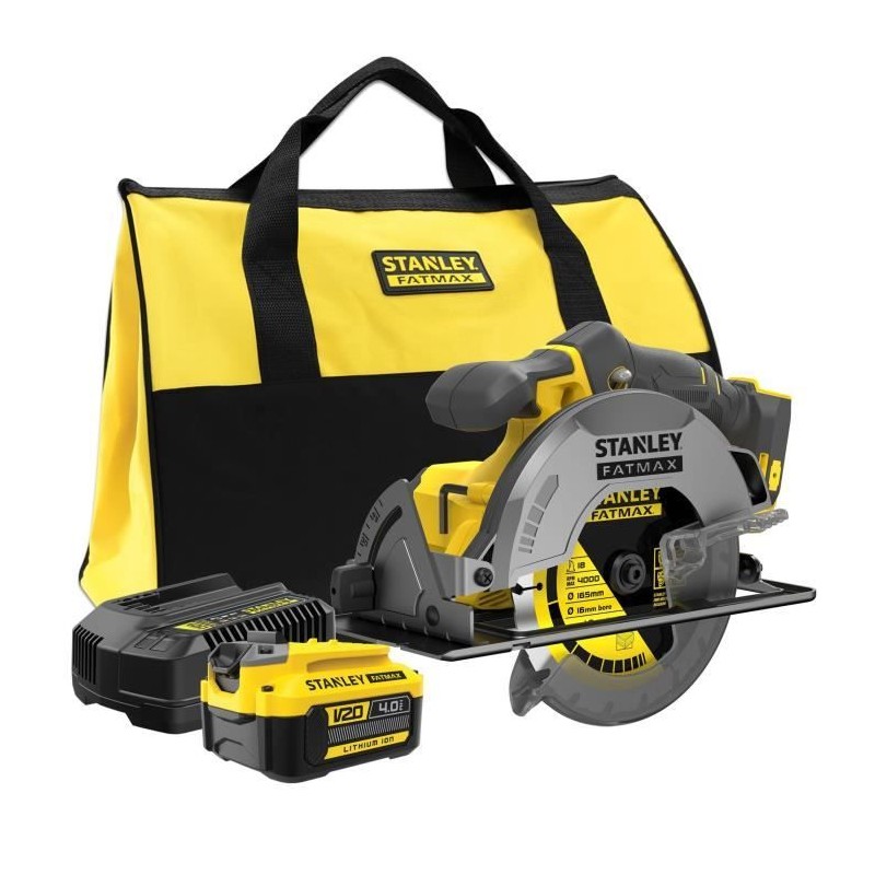 Scie circulaire sans fil - 18V - STANLEY FATMAX - SFMCS500M1S-QW - pro