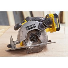 Scie circulaire sans fil - 18V - STANLEY FATMAX - SFMCS500M1S-QW - profondeur de coupe 54mm (a 90°) - batterie 4Ah + chargeur