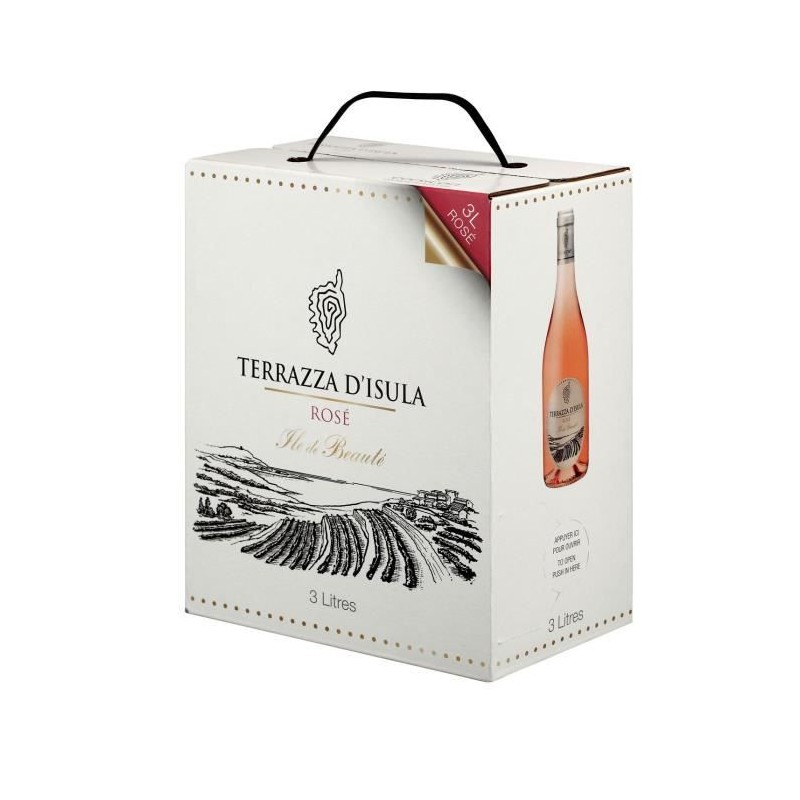 BIB 3L Terrazza d'Isula - IGP Ile de Beauté - Vin rosé BIB 3L Terrazza d'Isula - IGP Ile de Beauté - Vin rosé